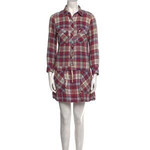 ÉTOILE ISABEL MARANT Plaid Shirt Dress